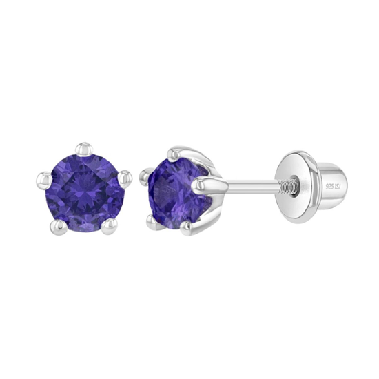 Baby hot sale amethyst earrings