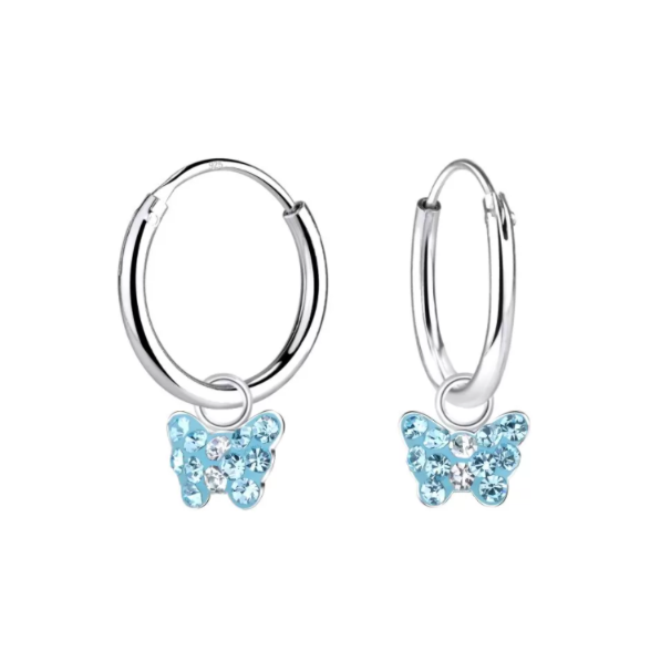 Baby hoop sale earrings silver