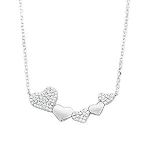 Sparkly deals heart necklace