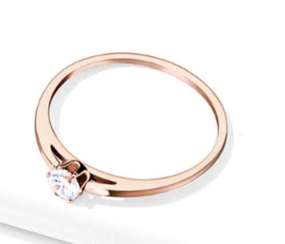 Children's Rings:  Surgical Steel with Rose Gold IP, Size 5