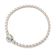 Children's Bracelets:  European Style Leather Starter Bracelets with Solid Sterling Silver Snap Clasp NOW HALF PRICE!