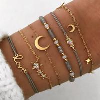 Children's, Teens' and Mothers' Fashion Layered Bracelet Sets