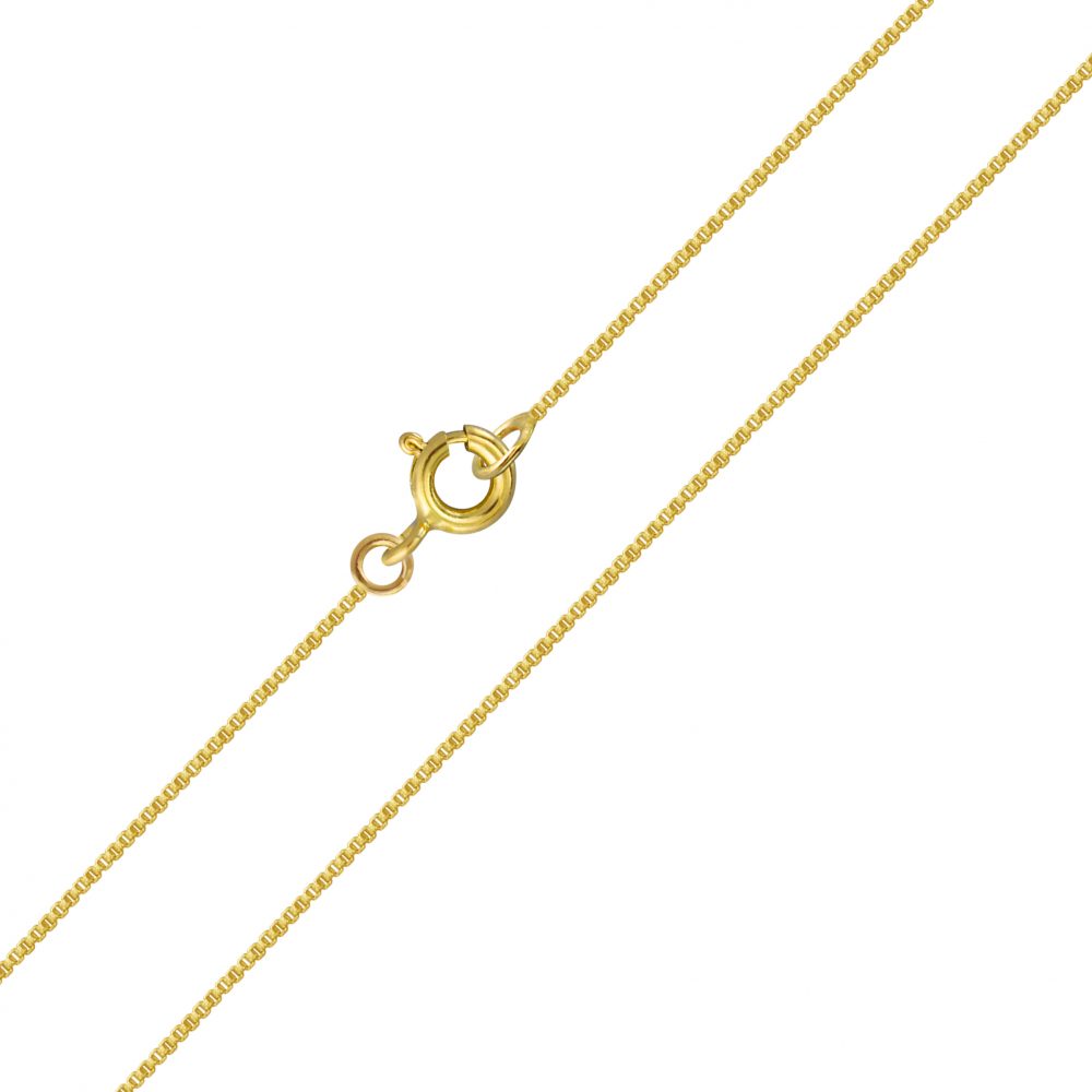 Children's Chains:  14k Gold over Sterling Silver Chains 14"/35cm