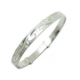 Baby bangle hot sale bracelets engraved