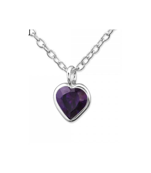 Silver amethyst outlet necklaces