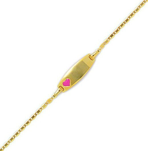 Baby girl id bracelet on sale gold